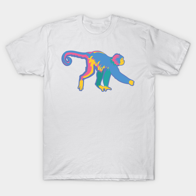 Colorful Monkey T-Shirt-TOZ